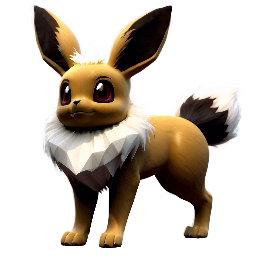 Eevee Evolution 3d Model Png Bdb PNG Image