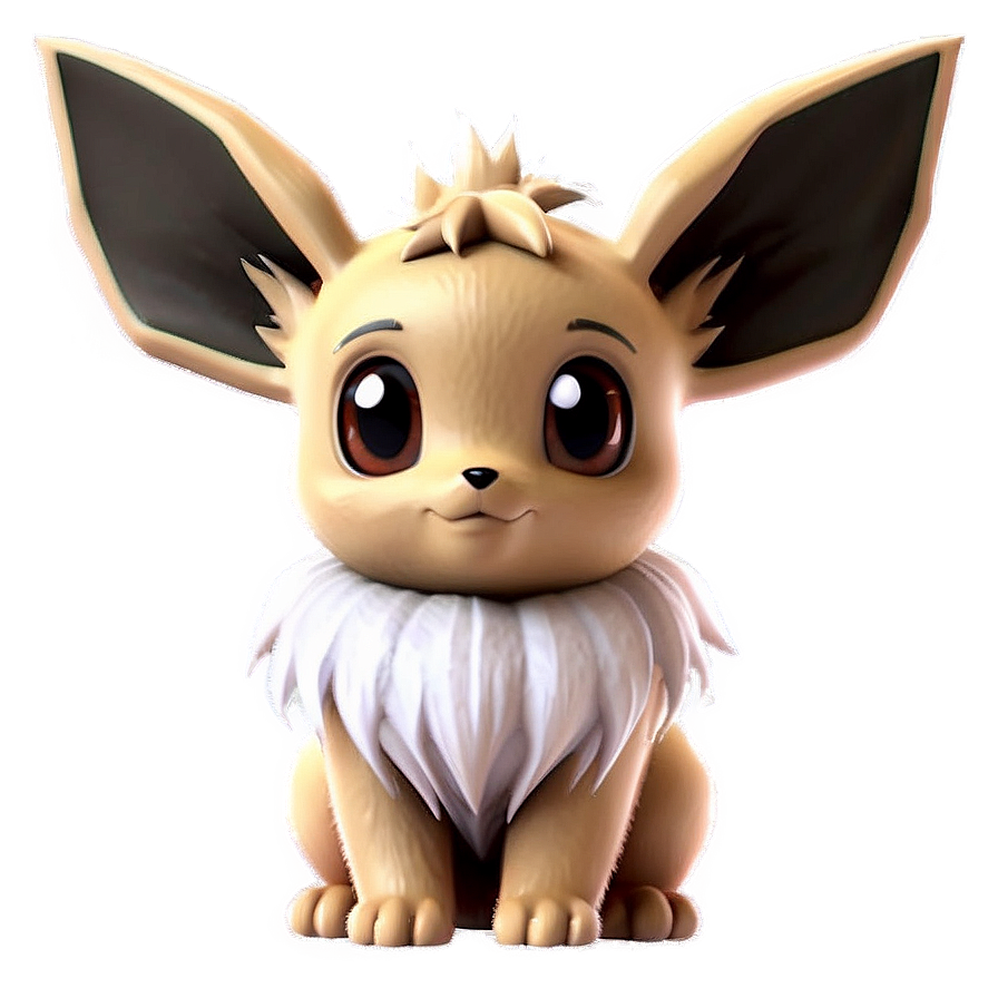 Eevee Evolution 3d Model Png Enl10 PNG Image