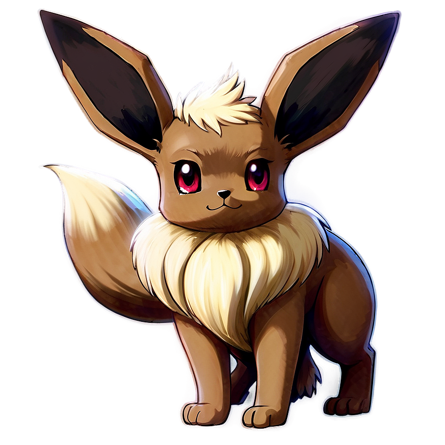 Eevee Evolution Fan Art Png Hrs49 PNG Image