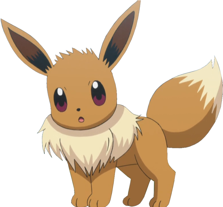 Eevee Pokemon Character Illustration PNG Image