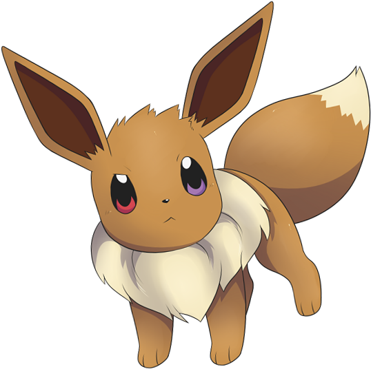 Eevee Pokemon Illustration PNG Image