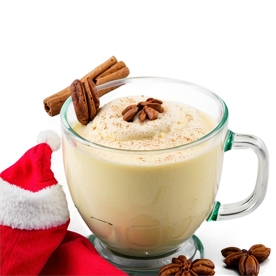 Eggnog With Nutmeg Dusting Png Nmt PNG Image