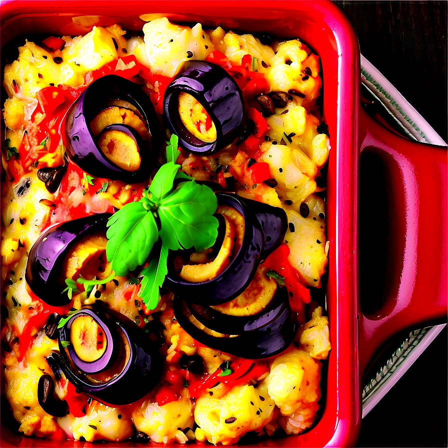 Eggplant Casserole Png 06122024 PNG Image