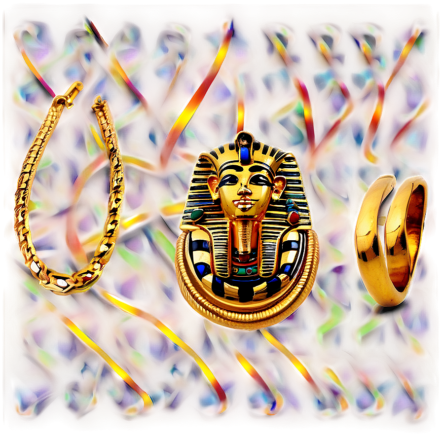 Egyptian Gold Jewelry Png Kdj PNG Image