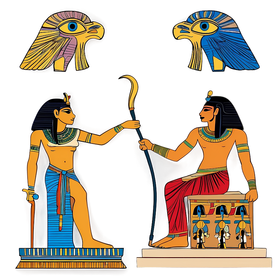 Egyptian Mythology Scenes Png 35 PNG Image