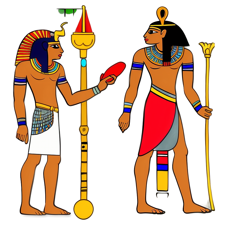 Egyptian Mythology Scenes Png Kjd PNG Image