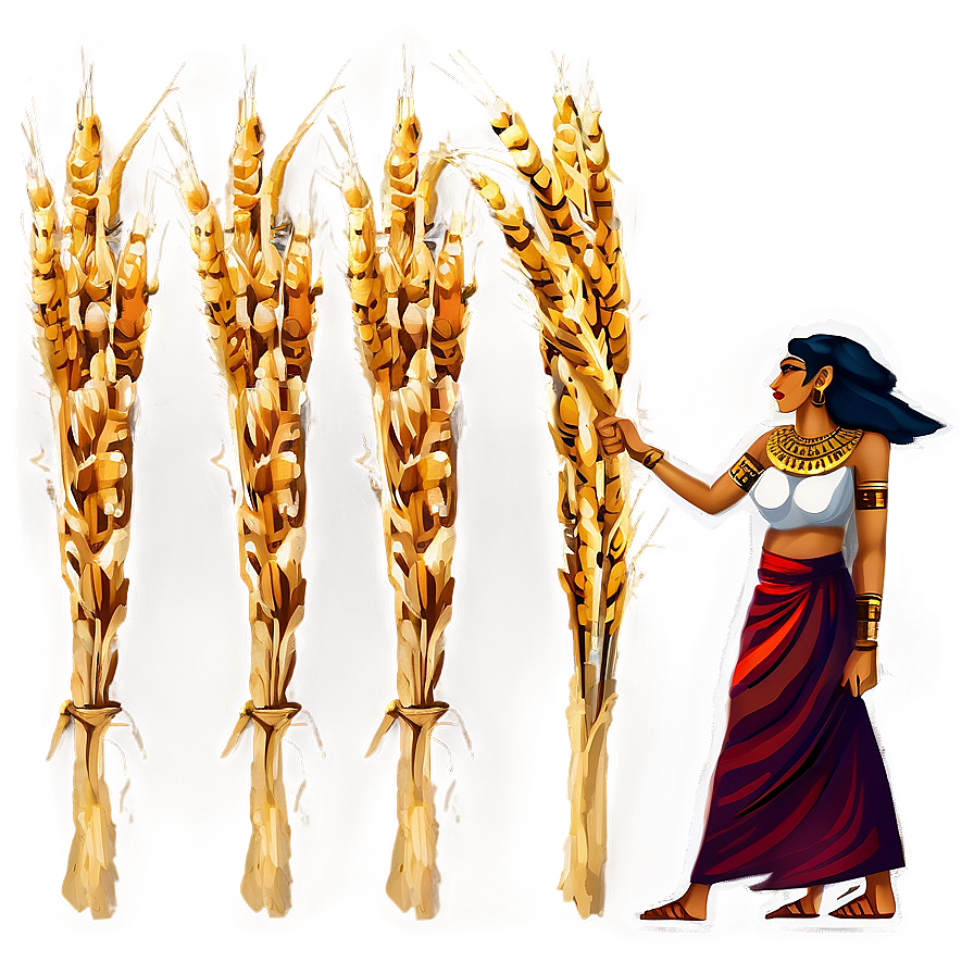 Egyptian Wheat Harvest Png 70 PNG Image