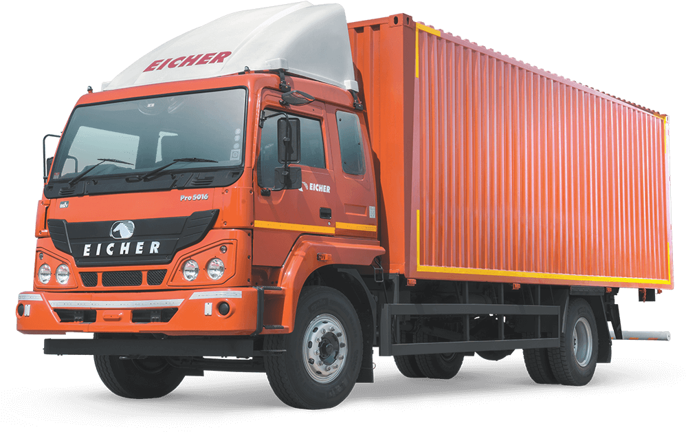 Eicher Pro5016 Container Truck PNG Image