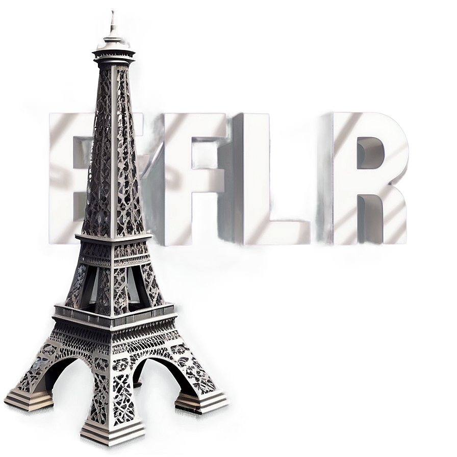 Eiffel Tower Aerial View Png Srh PNG Image