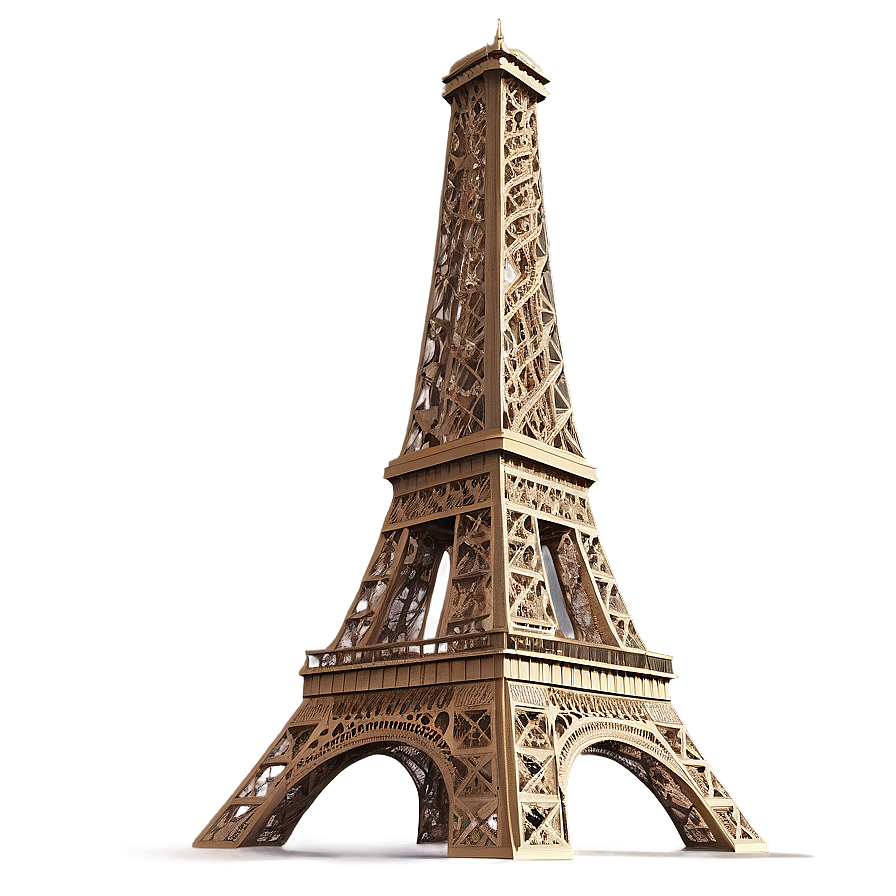 Eiffel Tower Close-up Structure Png 05212024 PNG Image