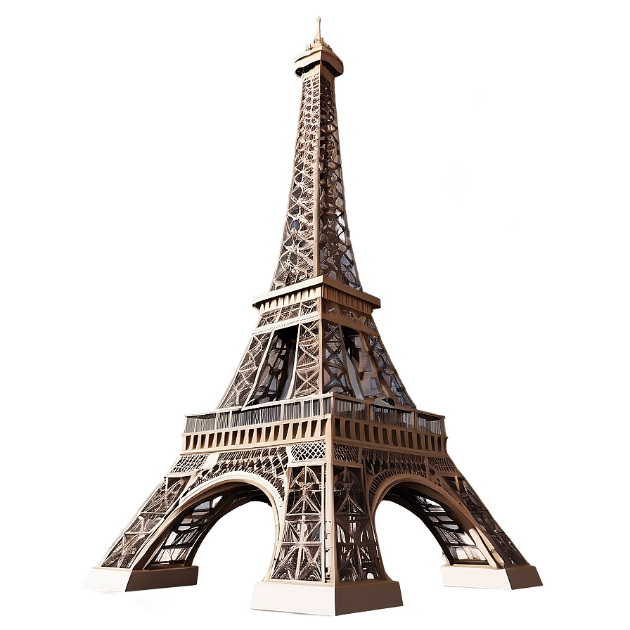 Eiffel Tower Detailed Architecture Png Isu PNG Image