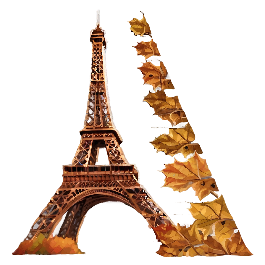 Eiffel Tower During Autumn Png Xkq72 PNG Image