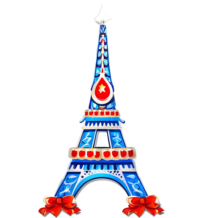 Eiffel Tower Festive Decorations Png 64 PNG Image