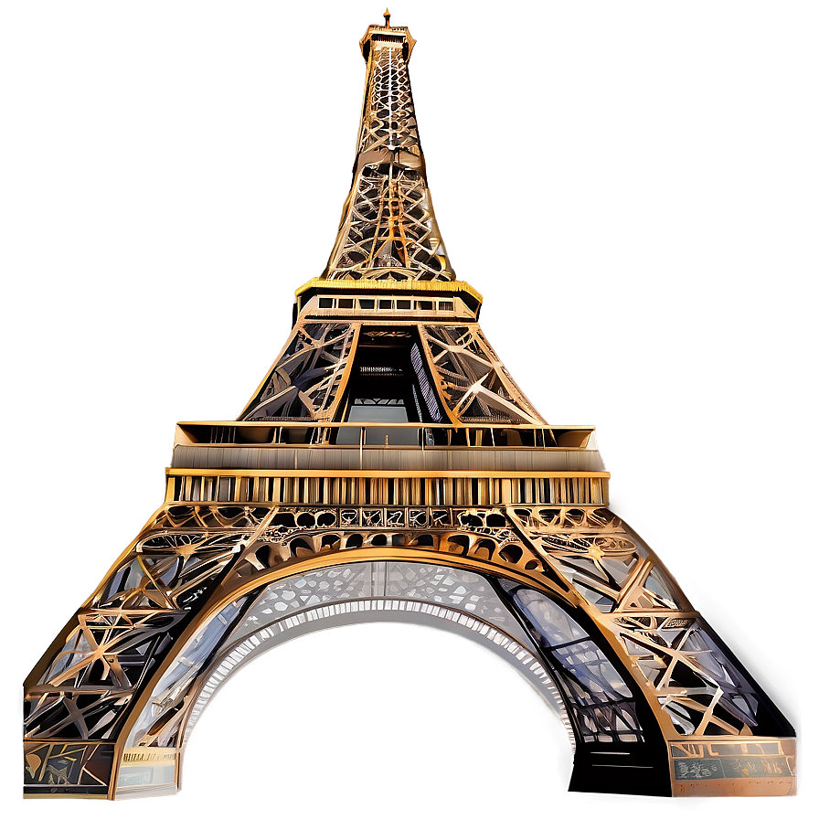 Eiffel Tower Illustration Png Naj PNG Image