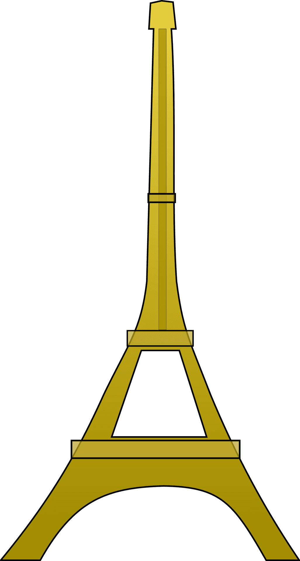 Eiffel Tower Illustration.png PNG Image