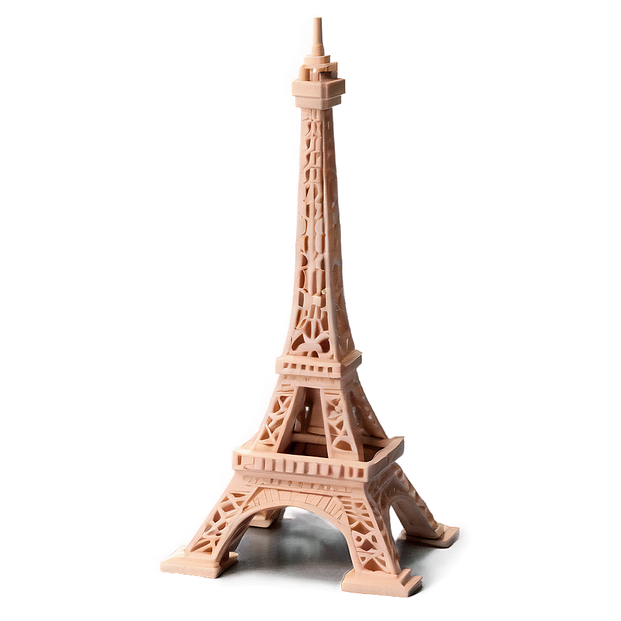 Eiffel Tower Miniature Model Png Gel PNG Image