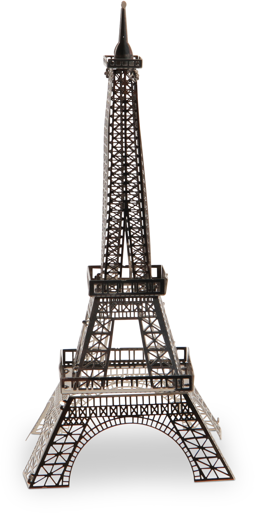 Eiffel Tower Modelon Display PNG Image