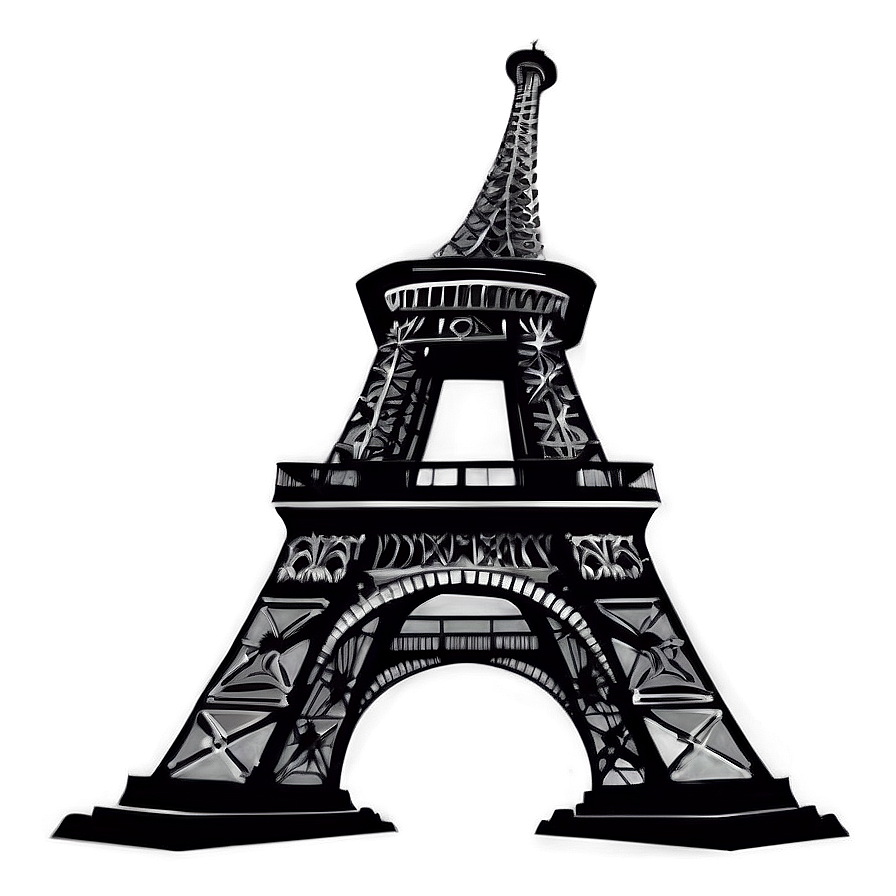 Eiffel Tower Silhouette Png 39 PNG Image