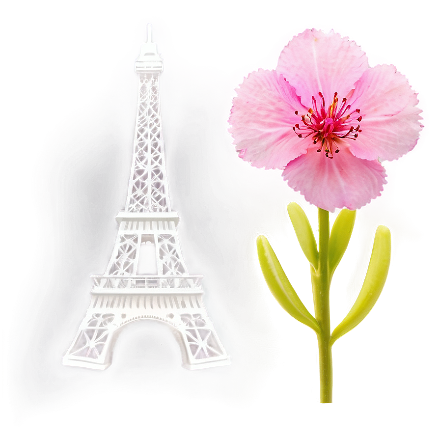 Eiffel Tower Spring Blossom Png 79 PNG Image