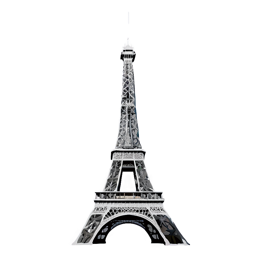 Eiffel Tower With Birds Png Hsh PNG Image