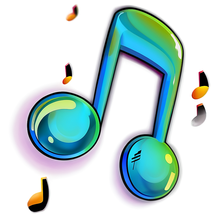 Eighth Note D PNG Image