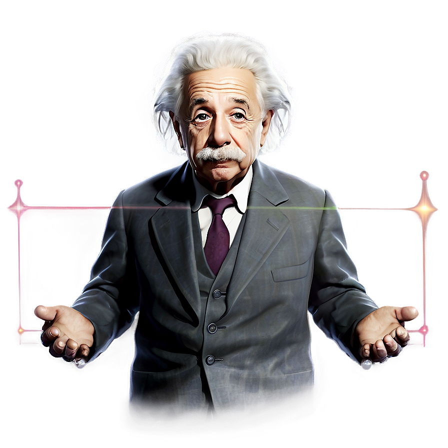 Einstein And Light Beam Png Uxs67 PNG Image