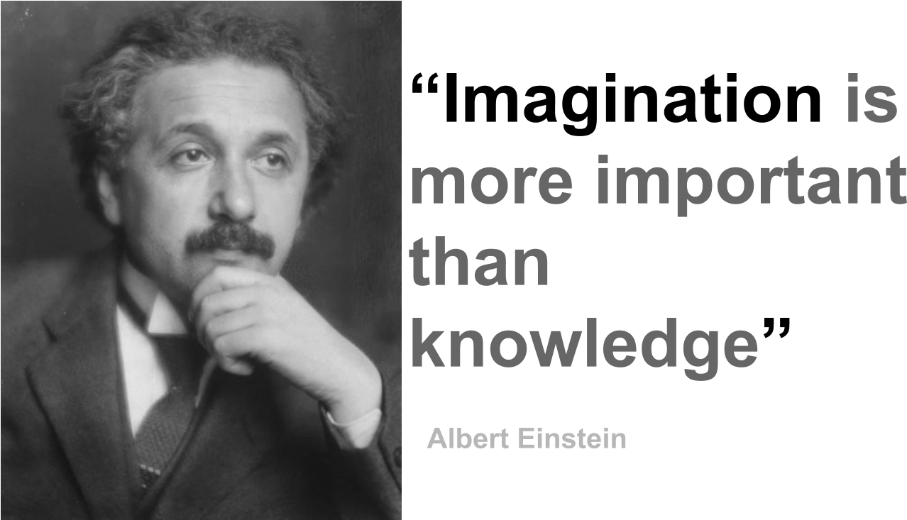 Einstein Imagination Quote PNG Image