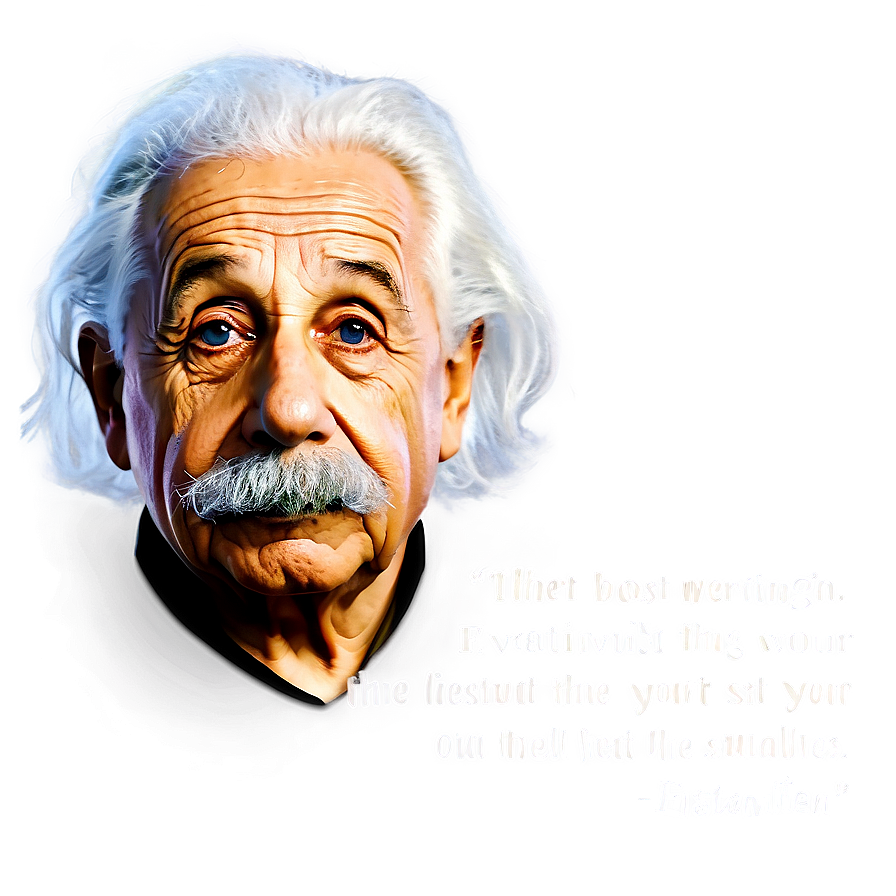 Einstein Inspirational Quote Png 24 PNG Image