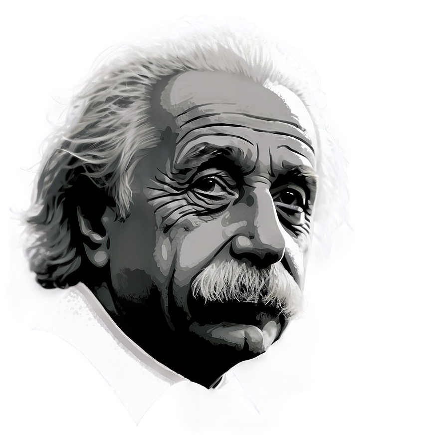 Einstein Silhouette Png 93 PNG Image