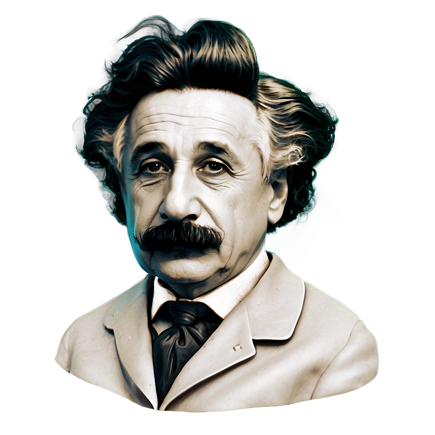 Einstein With Mustache Png Hki92 PNG Image