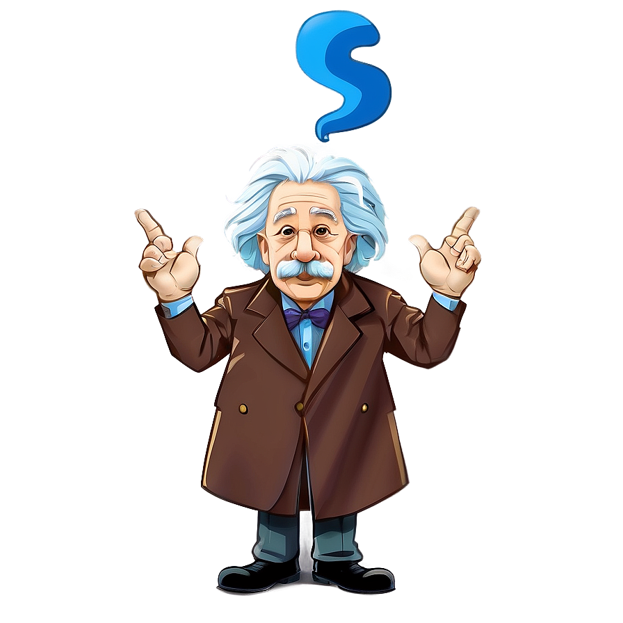 Einstein With Pipe Png Qup PNG Image