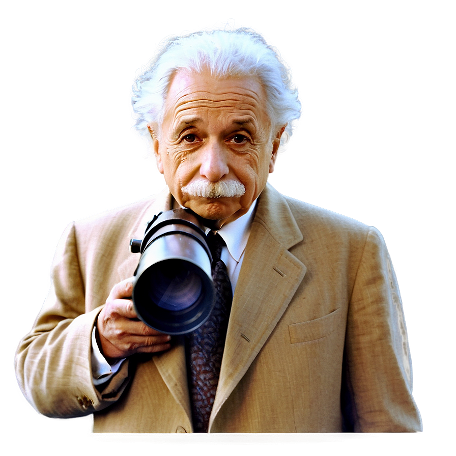 Einstein With Telescope Png Dki PNG Image