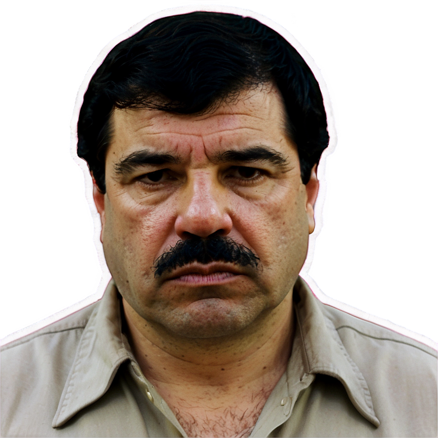 El Chapo Portrait Png 06252024 PNG Image