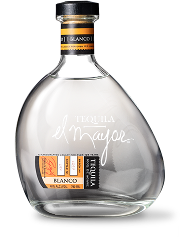 El Mayor Blanco Tequila Bottle PNG Image