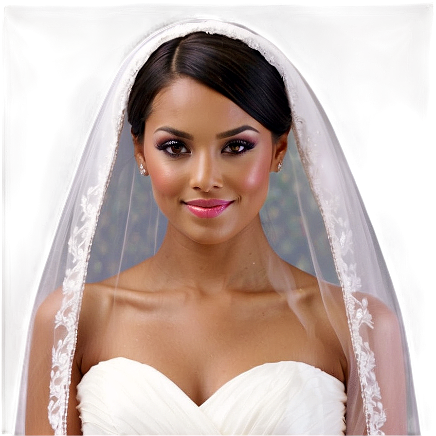 Elbow Length Wedding Veil Png Ljy PNG Image