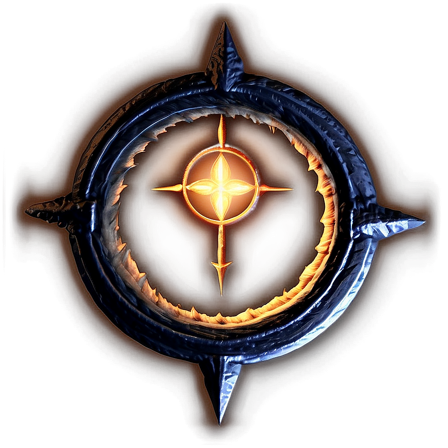 Elden Ring Symbol Glowing Png Dpb PNG Image