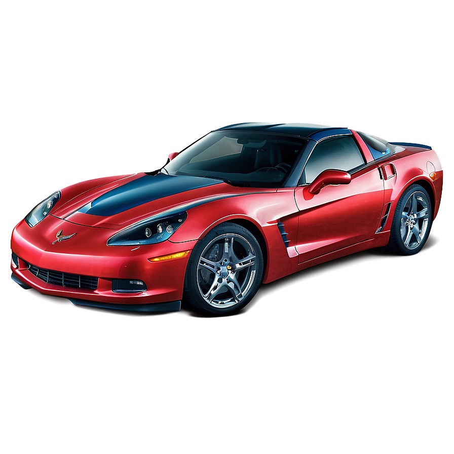 Electric Blue Corvette Png Oxy76 PNG Image