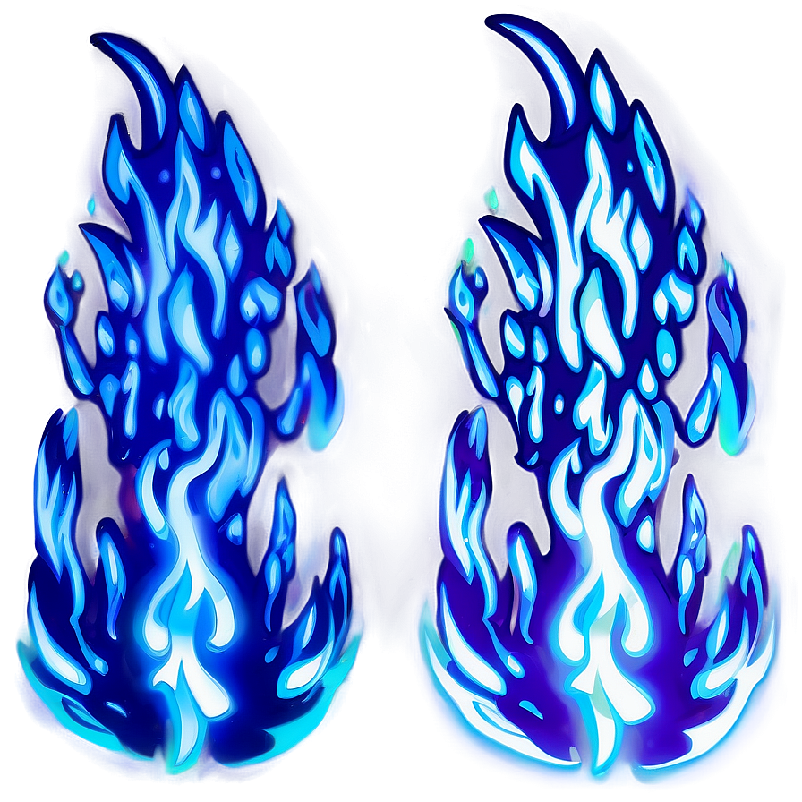 Electric Blue Flame Png Wvy86 PNG Image