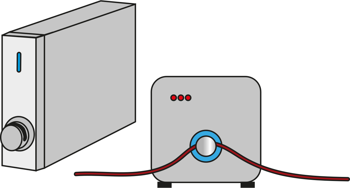 Electric Boilerand Thermostat Vector PNG Image