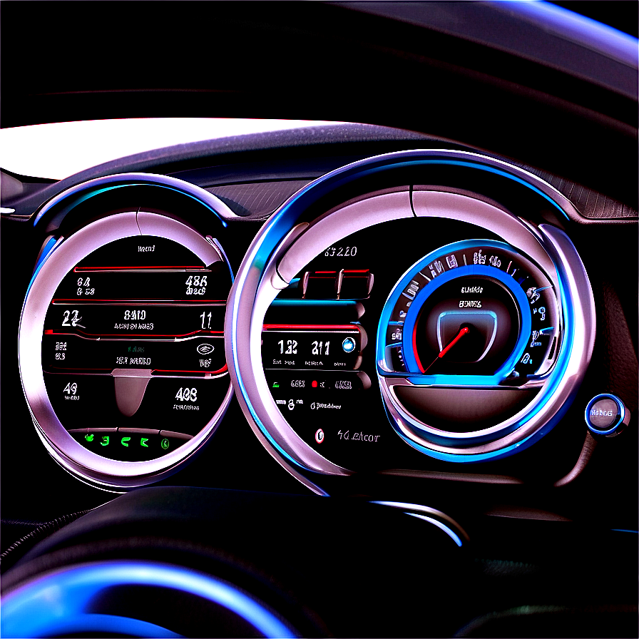 Electric Car Dashboard View Png Tux PNG Image