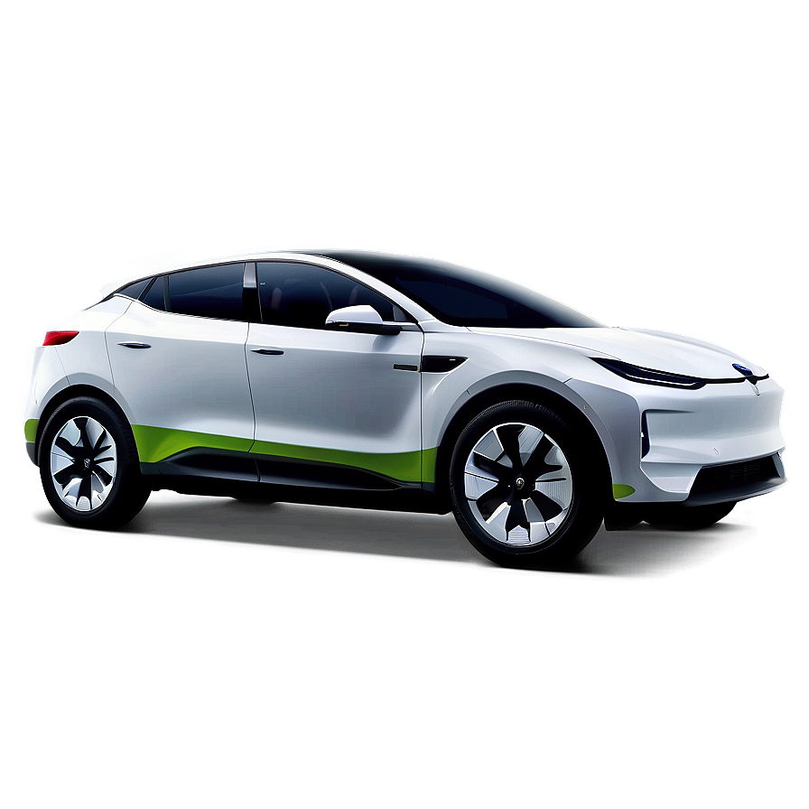 Electric Car In Cityscape Png Vmn41 PNG Image