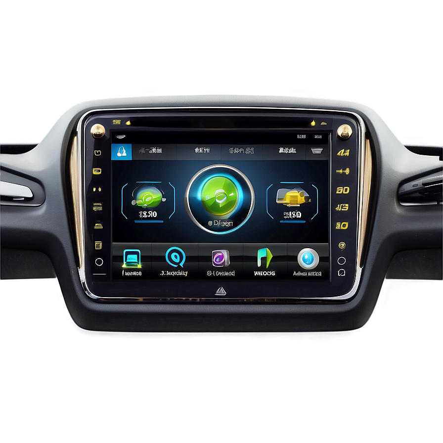 Electric Car Infotainment System Png 06262024 PNG Image