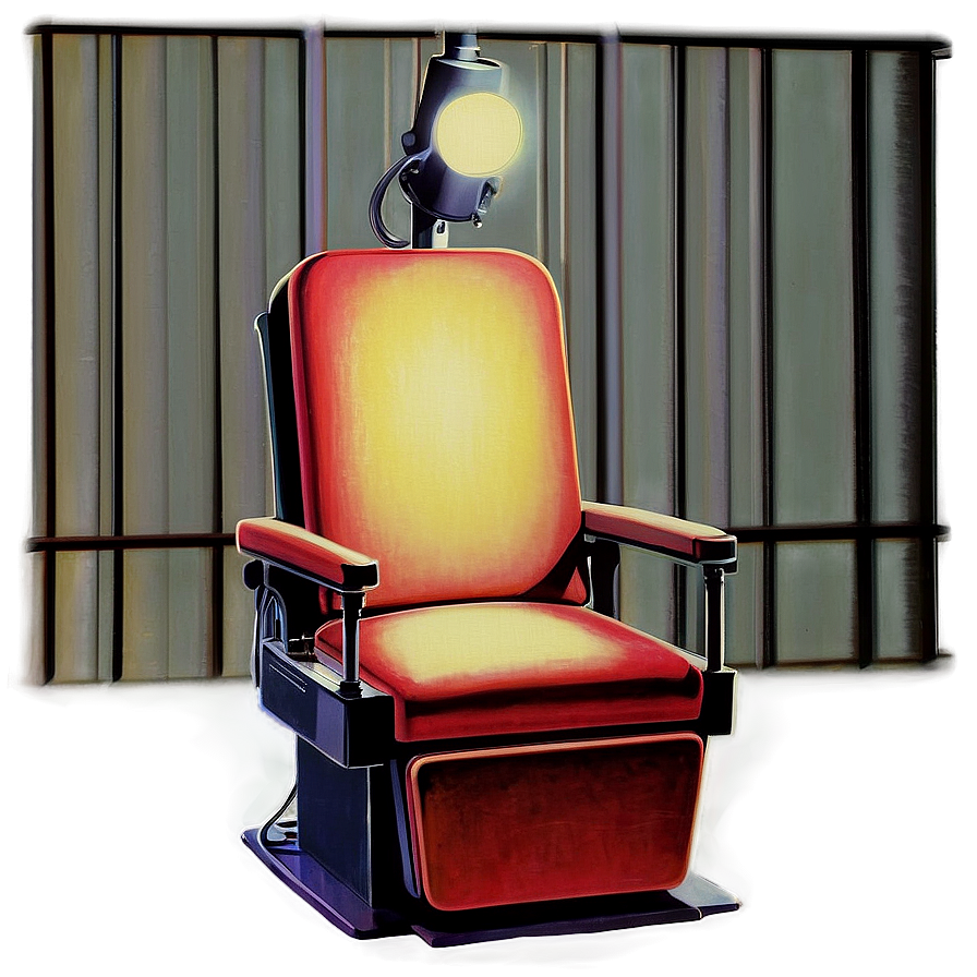 Electric Chair Vintage Poster Png Qli PNG Image