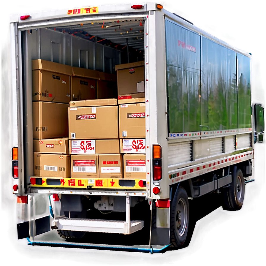 Electric Delivery Truck Png Mbi PNG Image