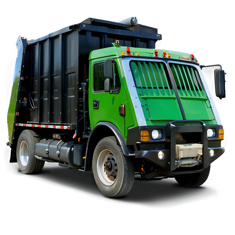 Electric Garbage Truck Png 06202024 PNG Image