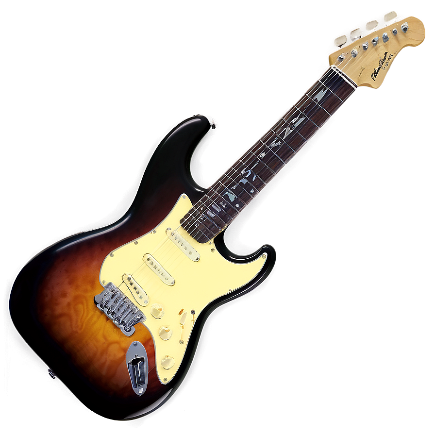 Electric Guitar In Space Png Rev PNG Image