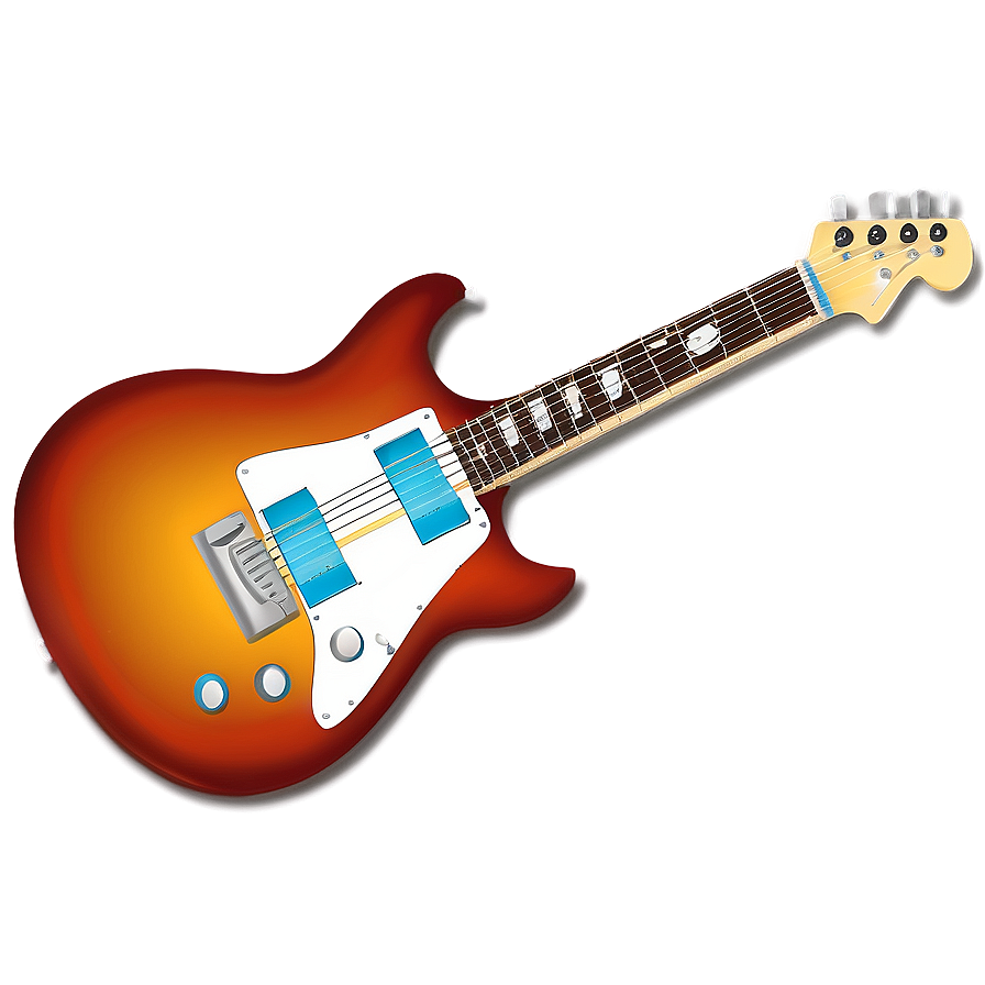 Electric Guitar Outline Png 06112024 PNG Image