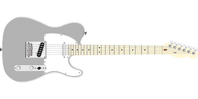 Electric Guitar Telecaster Style PNG Image