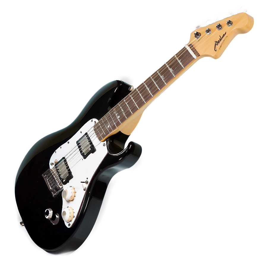 Electric Guitar With Headphones Png 91 PNG Image