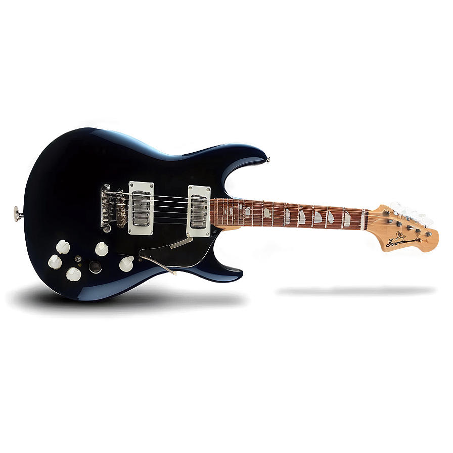 Electric Guitar With Notes Png 05252024 PNG Image